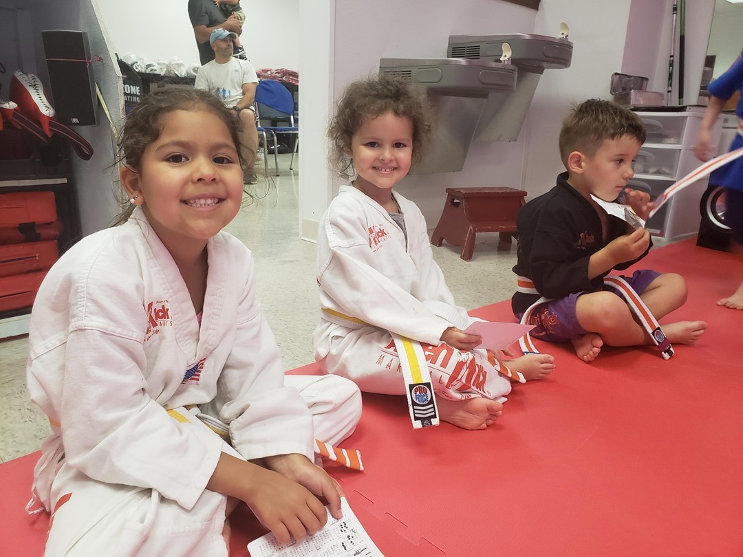 AmeriKick students with their trophies